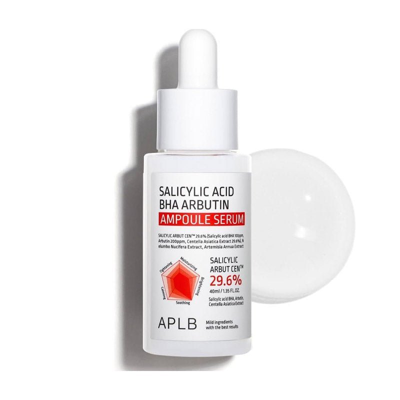 40ml APLB Exfoliating Salicylic Acid BHA Arbutin Ampoule Serum for Skin Revitalization