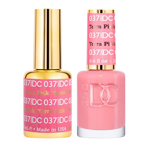 DND DC Gel Polish Duo: Stunning Terr Pink #037 Set