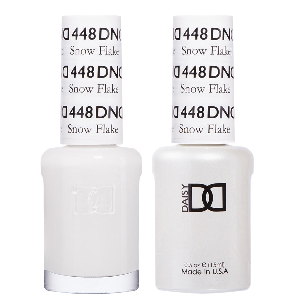 DND Duo Snow Flake #448 Gel Polish and Matching Lacquer
