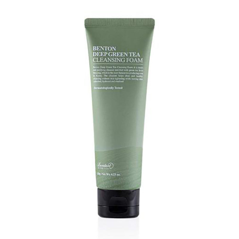 120g Benton Refreshing Deep Green Tea Facial Cleansing Foam