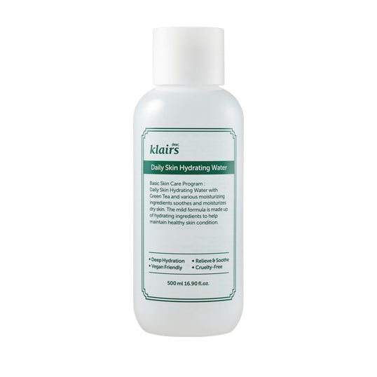 500ml Daily Hydrating Facial Skin Water for Effective Moisturizing