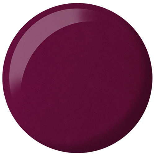 DND Dual-Function Gel Nail Polish and Matching Lacquer in Plum Color #731