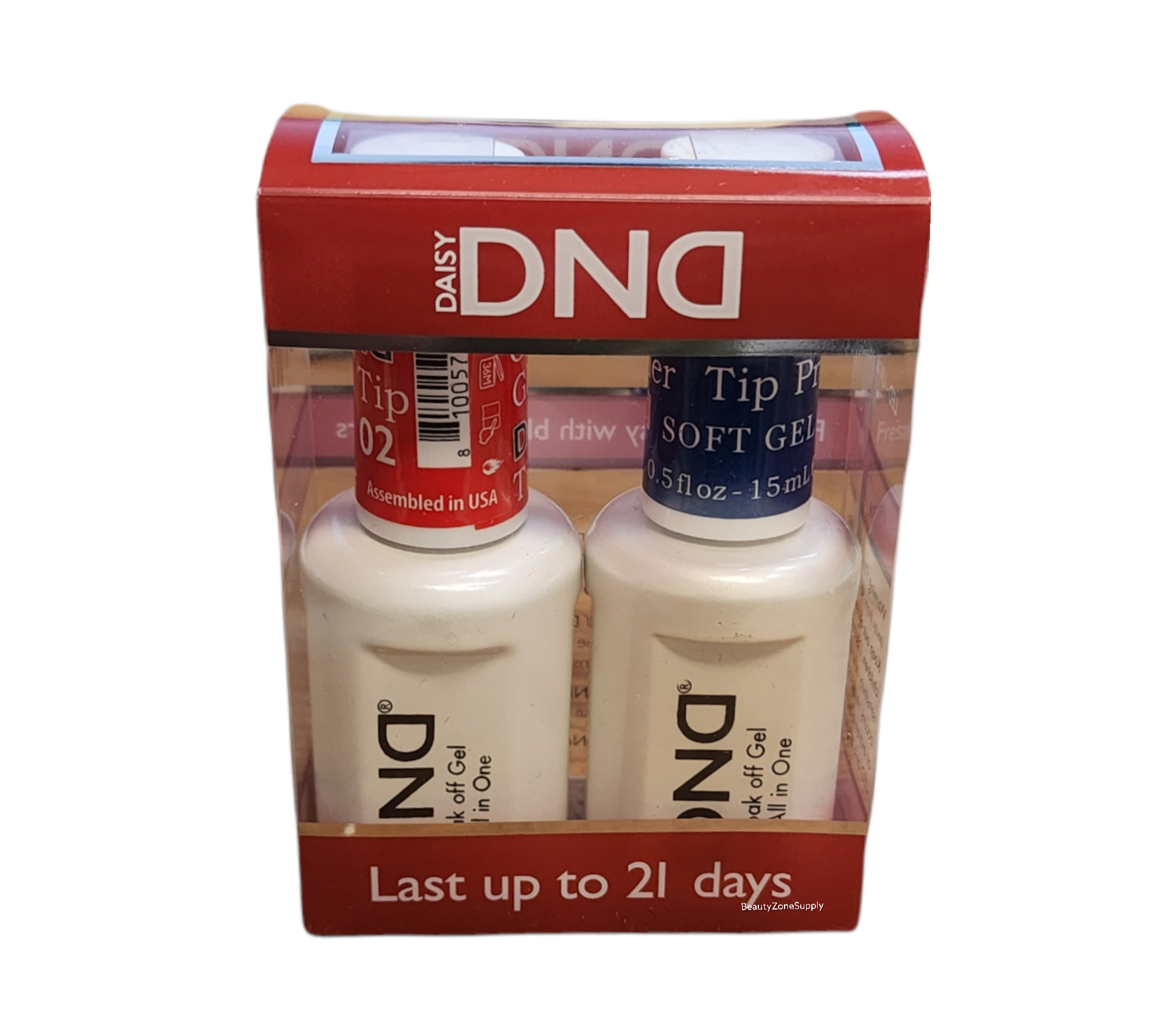 DND Soft Gel Nail Tips Duo: Primer and Strong Glue Set