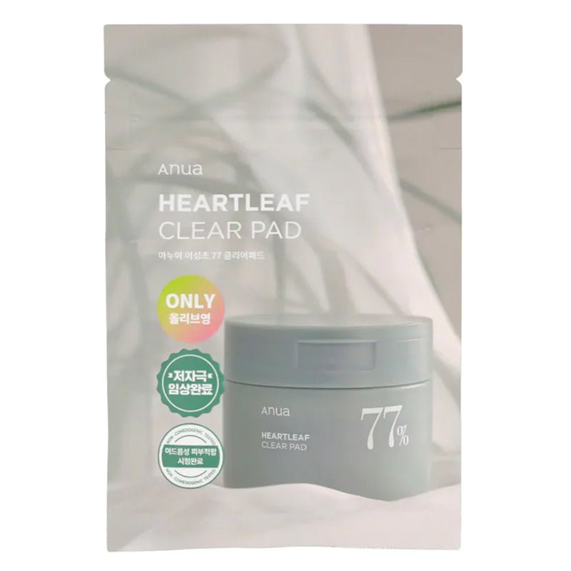 Anua 77% Heartleaf Soothing Cleansing Pad, 25ml (10 Sheets)