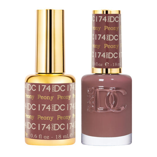 DND DC Gel Polish - Stunning Peony Color #174 Duo Set