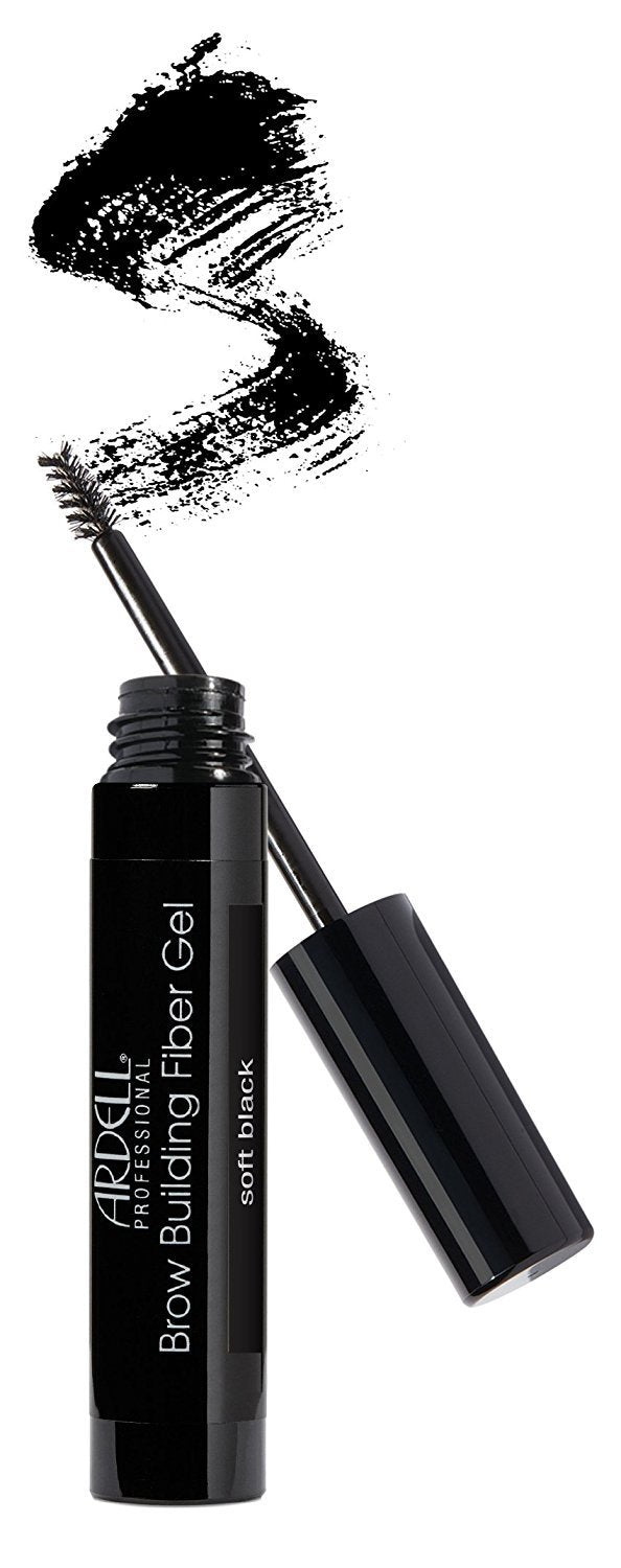 Ardell Soft Black Eyebrow Building Fiber Gel, 0.25 oz #65285