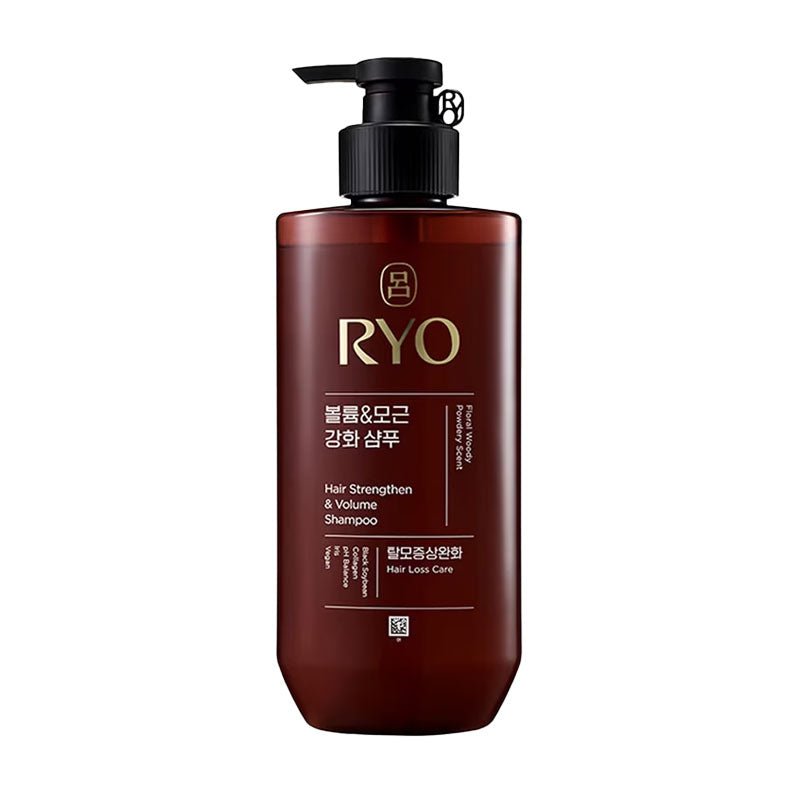 Ryo Brand Hair Strengthening and Volumizing Shampoo or Conditioner with 592ml Capacity