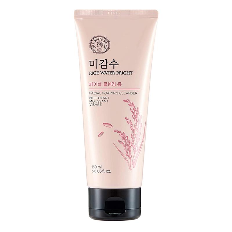 The Face Shop 150ml Rice Water Enriched Brightening Foaming Facial Cleanser