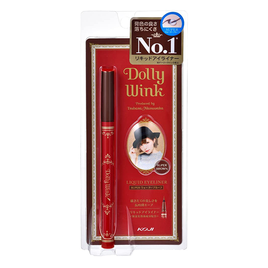 Dolly Wink Super Black Waterproof Liquid Eyeliner for Long - lasting Eye Makeup