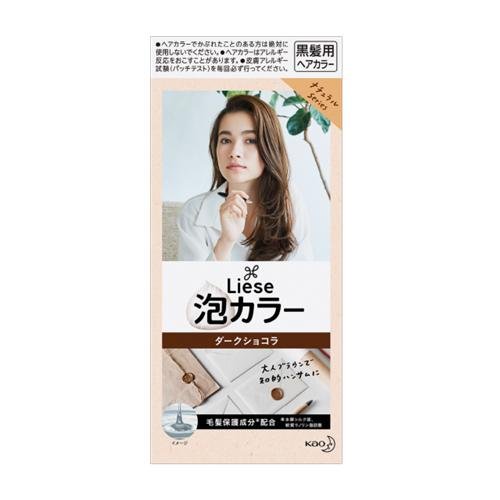 Kao Liese Natural Creamy Bubble-Type Hair Coloring Product for Even Hair Coloring