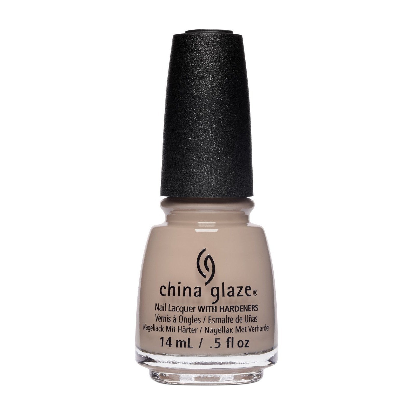 China Glaze Nail Lacquer - Fresher Than My Clique, a Light Taupe Cream Shade, 0.5 oz (#83971)