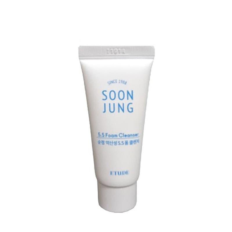 Etude House Soon Jung 5.5 Mild Hypoallergenic Foam Facial Cleanser Mini Version (20ml)