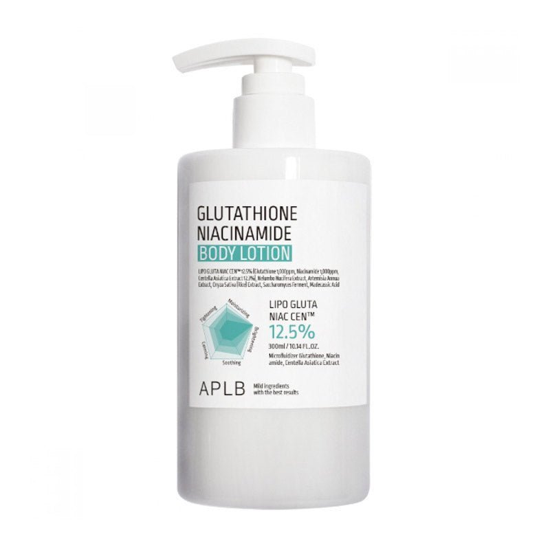 300ml APLB Glutathione Niacinamide Hydrating Body Lotion for Irritated Skin