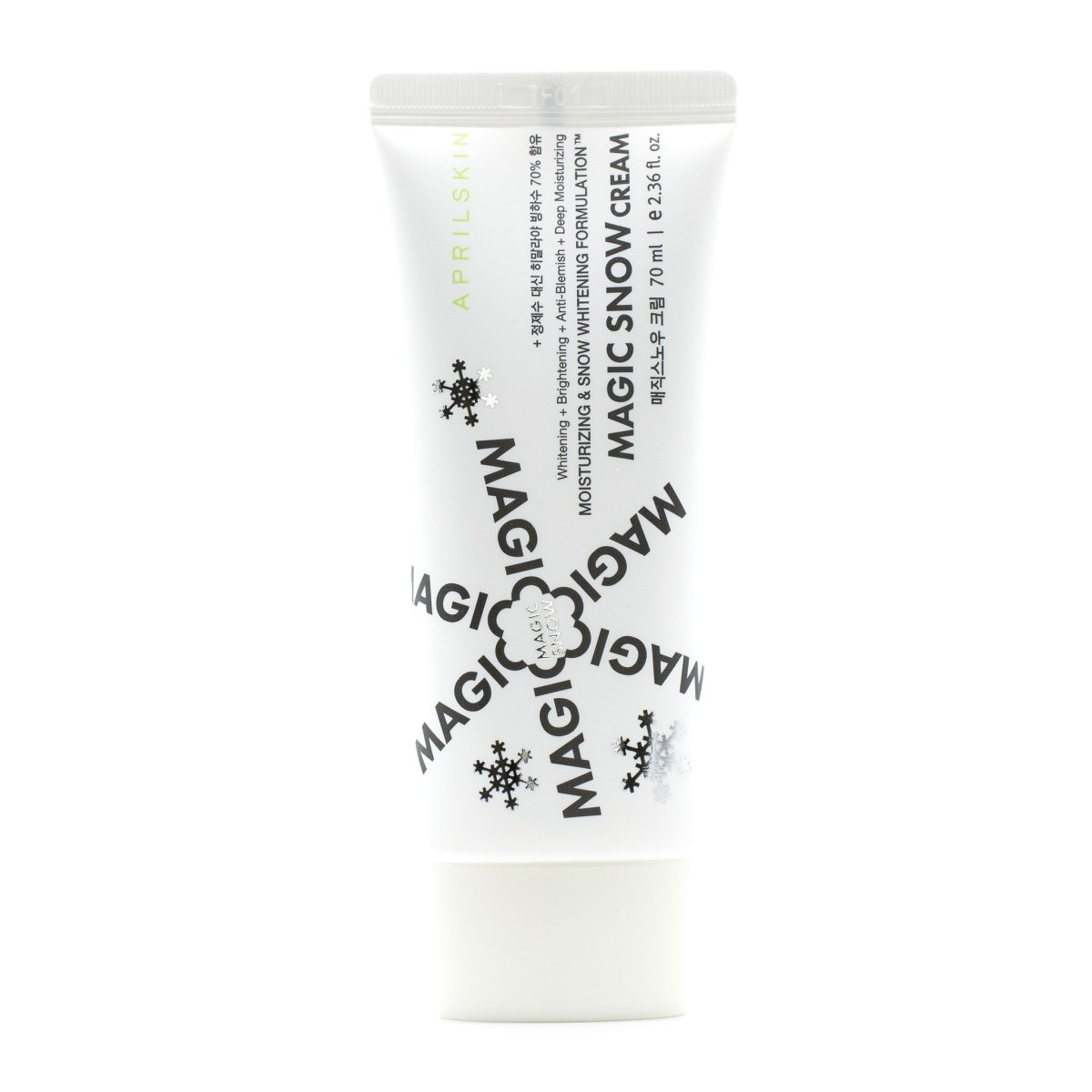 AprilSkin 70ml Magic Snow Cream for Luminous and Moisturized Skin