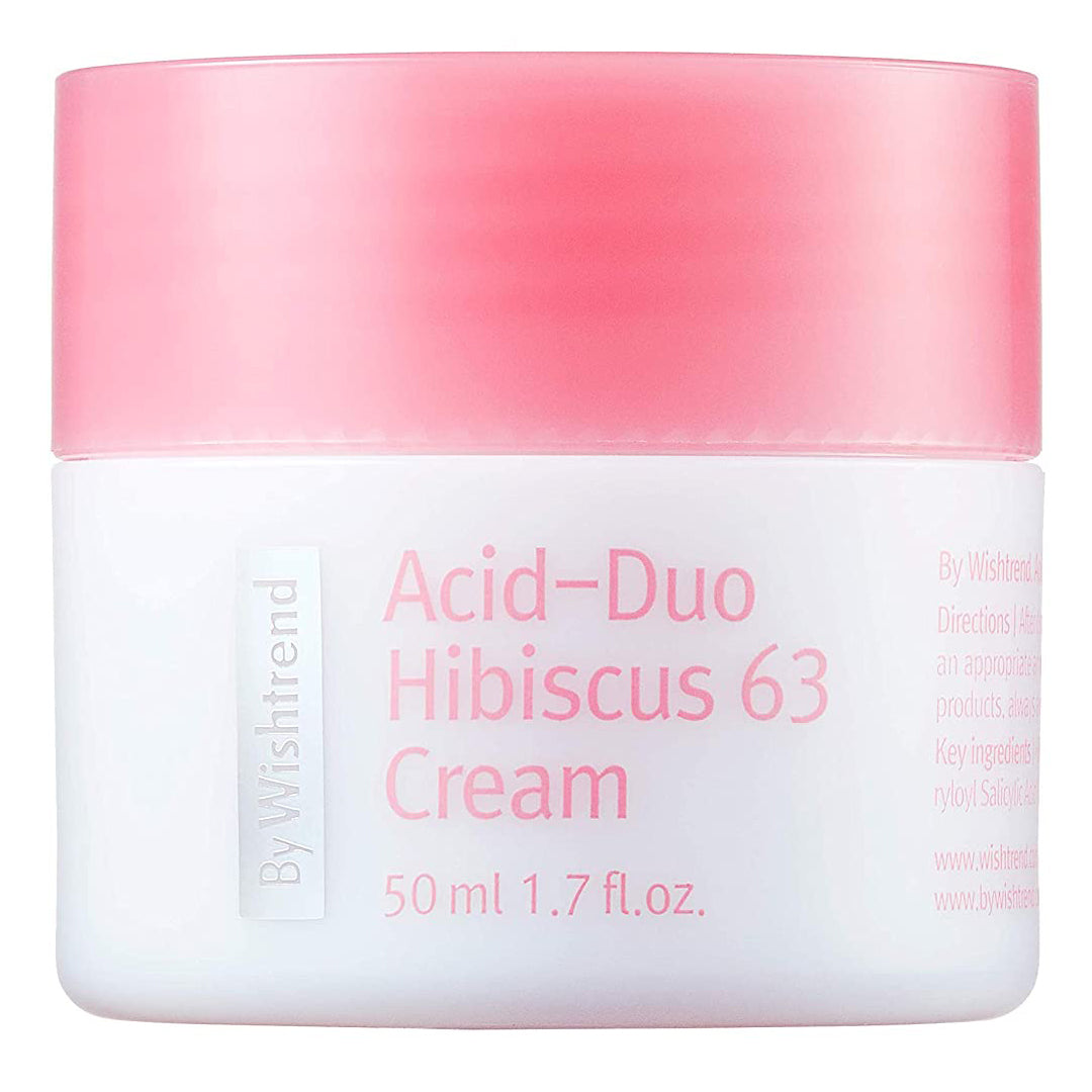 Wishtrend Acid-Duo Hibiscus 63 Hydrating and Texture-Improving Facial Cream 50ml