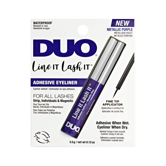 Ardell DUO Metallic Purple Adhesive Eyeliner, 0.12 oz #85061