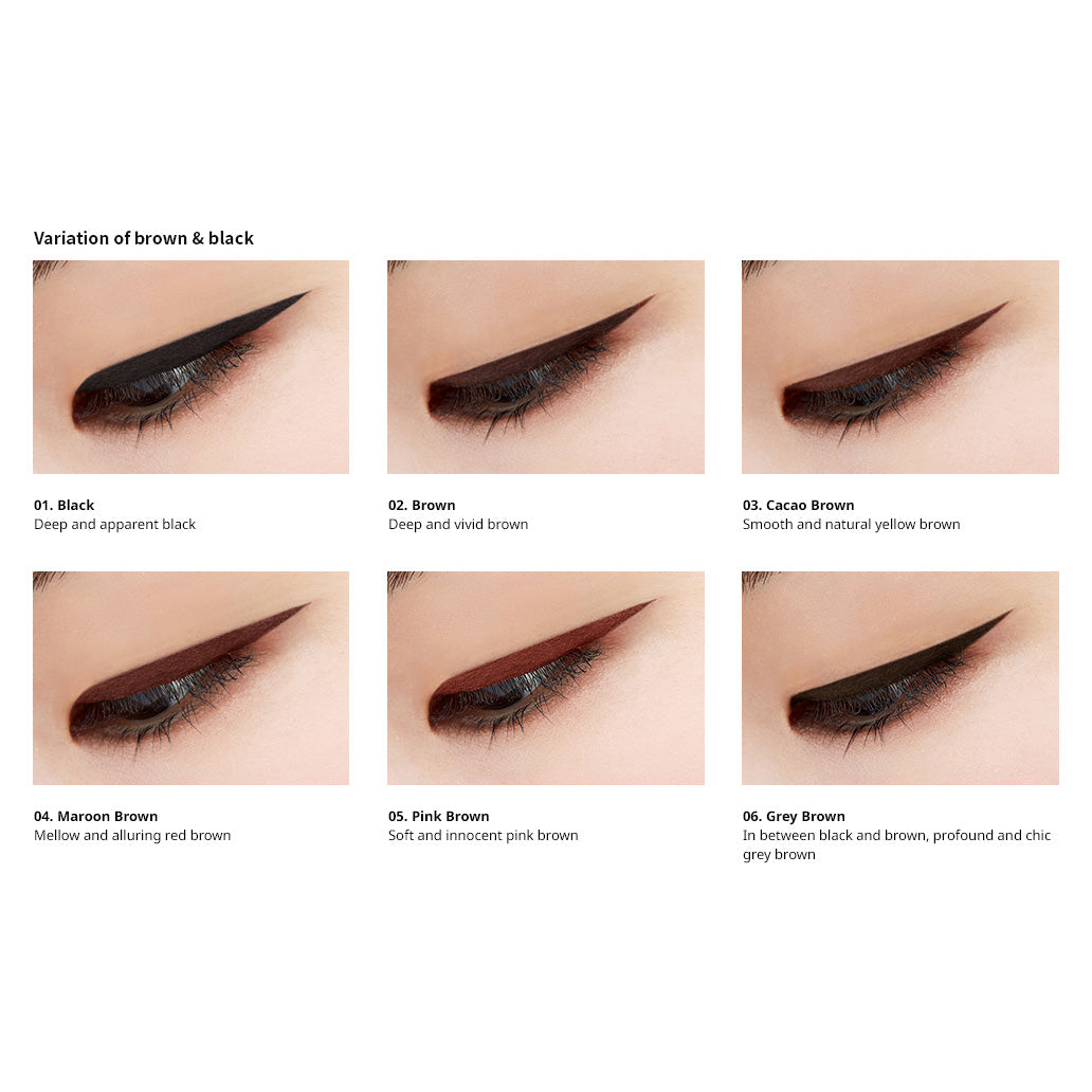 Clio Waterproof Liquid Eyeliner Pen Liner in Kill Black XP and Kill Brown XP Variants, 0.55ml