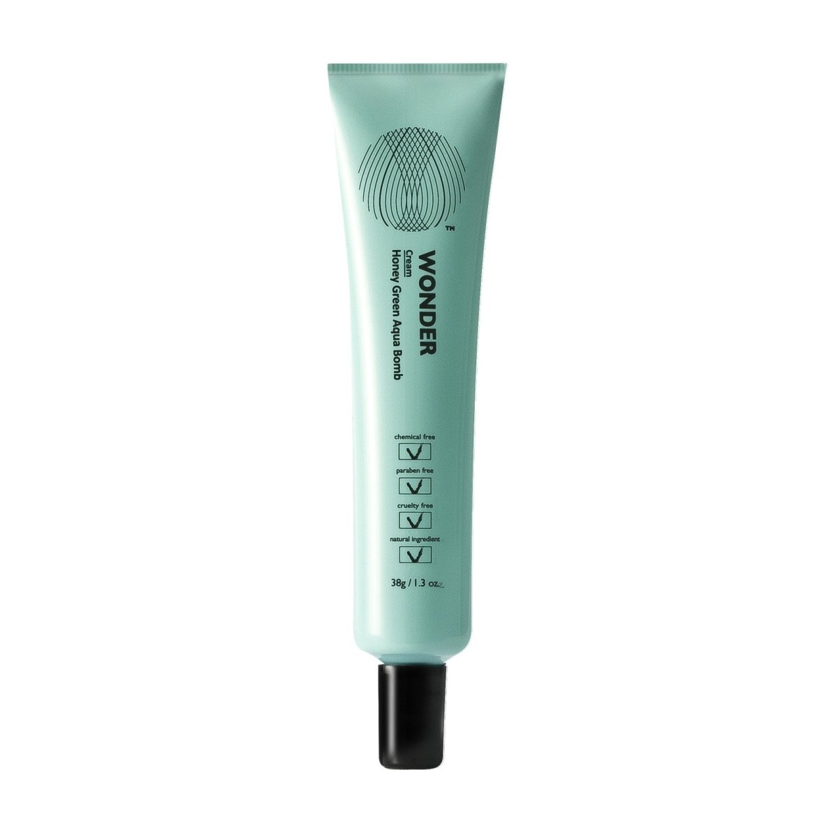 Haruharu Wonder's Moisturizing Honey Green Aqua Bomb Cream in 38g Tube