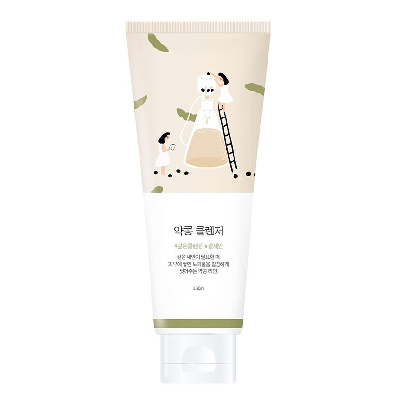 150ml Round Lab Premium Soybean Facial Cleanser for Deep Nourishment