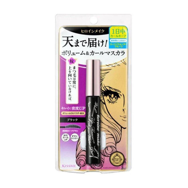 Kiss Me Heroine Make Super Waterproof Mascara for Voluminous Lashes