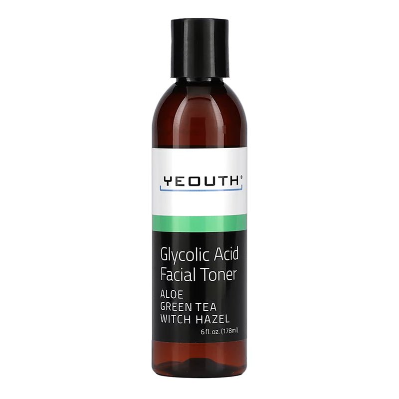 6oz (178ml) Yeouth Glycolic Acid Facial Toner for Skin Tone Improvement and Complexion Enhancement