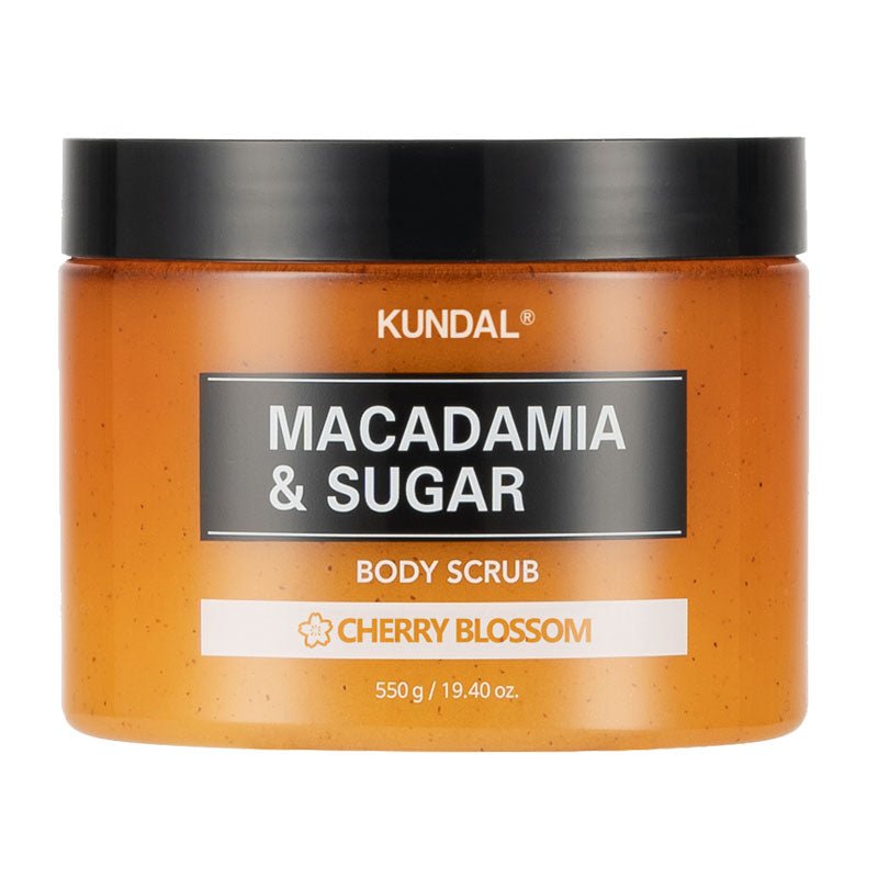 550g Premium Macadamia and Sugar-Based Body Exfoliating Scrub