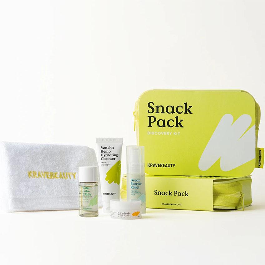 Krave Beauty Snack Pack Skincare Discovery Kit for Healthy Skin