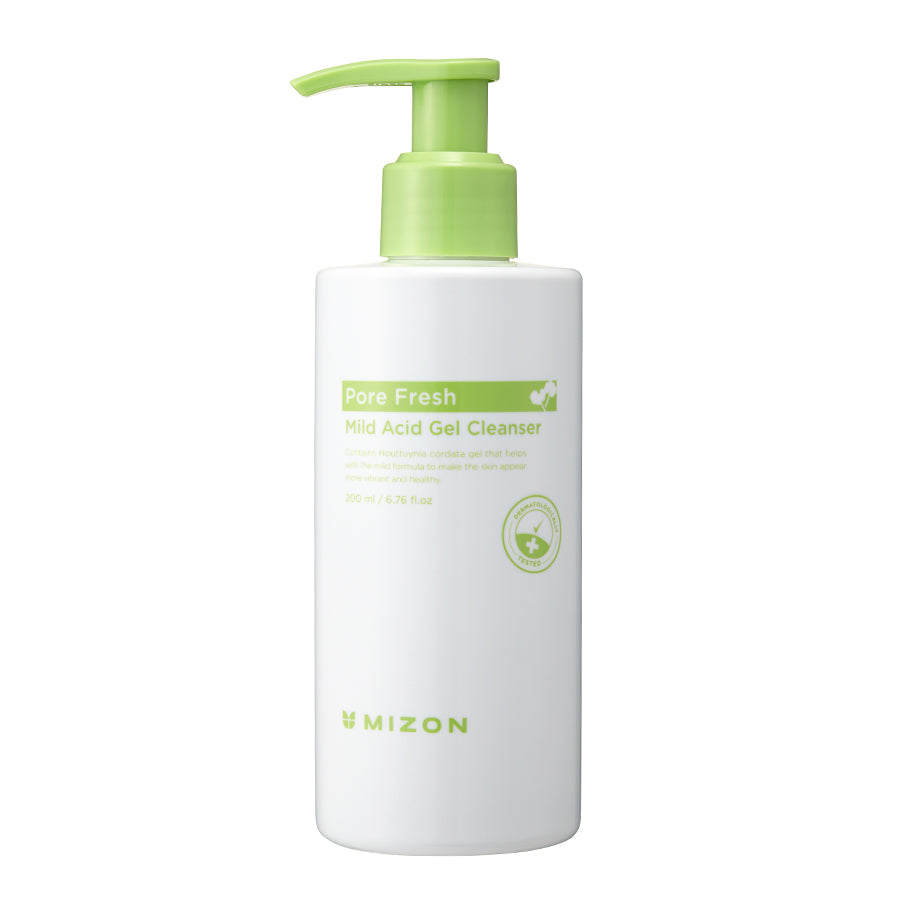Mizon 200ml Facial Gel Cleanser with Mild Acid for Pore Freshness