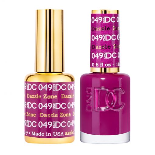 DND DC Professional Gel Polish and Lacquer Duo from Dazzle Zone Collection #049