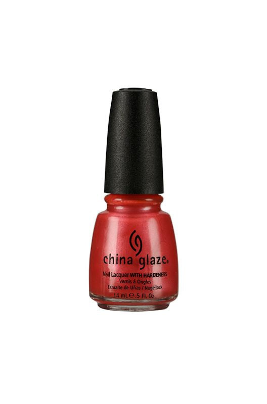 China Glaze Nail Lacquer - Coral Star Shade, 0.5 Ounce Bottle #70346