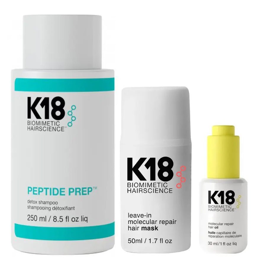 K18 Advanced Hair Repair Trio Set for Damaged Hair