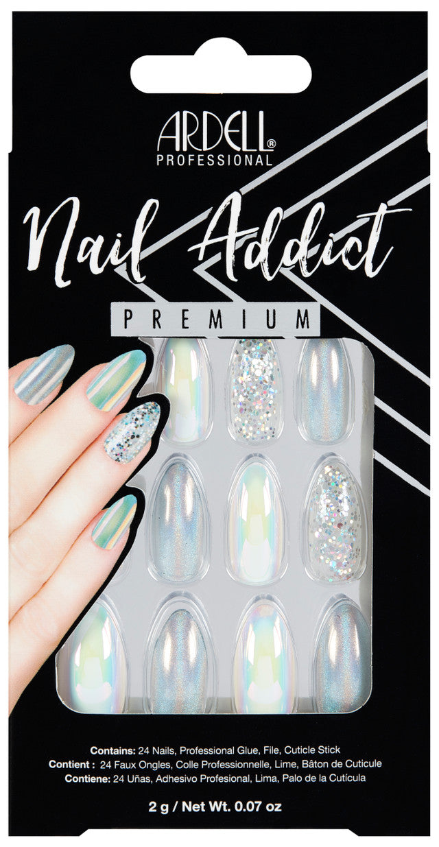 Ardell Premium Holographic Glitter Nail Addict Style #75889