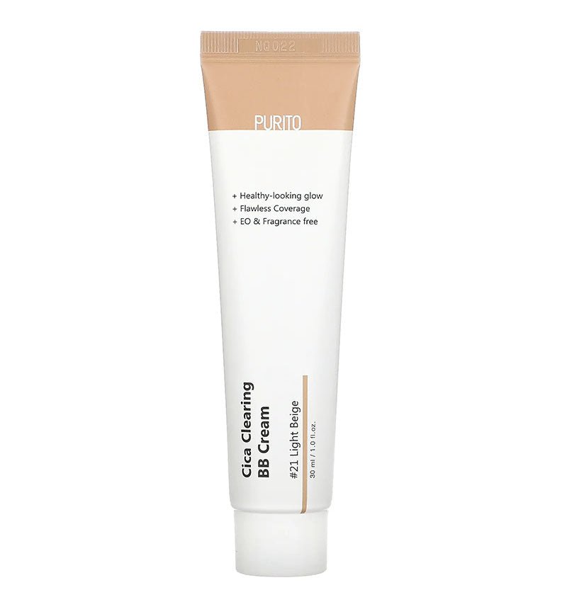 Purito 30ml Cicaplant Clearing Beauty Balm (BB) Cream for Flawless Skin Coverage