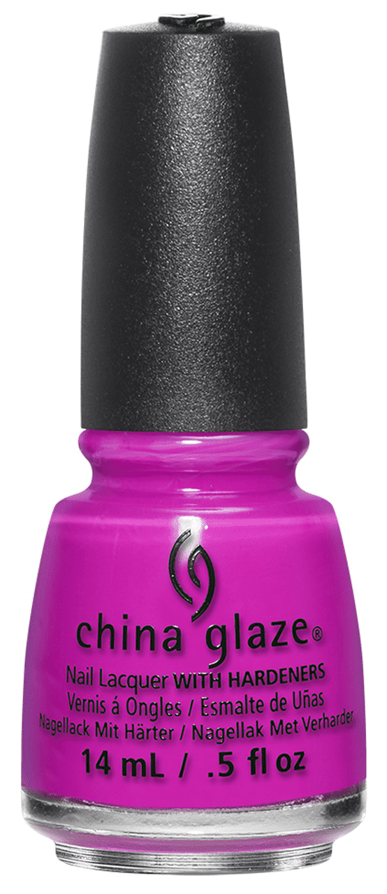 China Glaze 0.5 oz Neon Fuchsia Creme Nail Lacquer - I'll Pink To That #83543