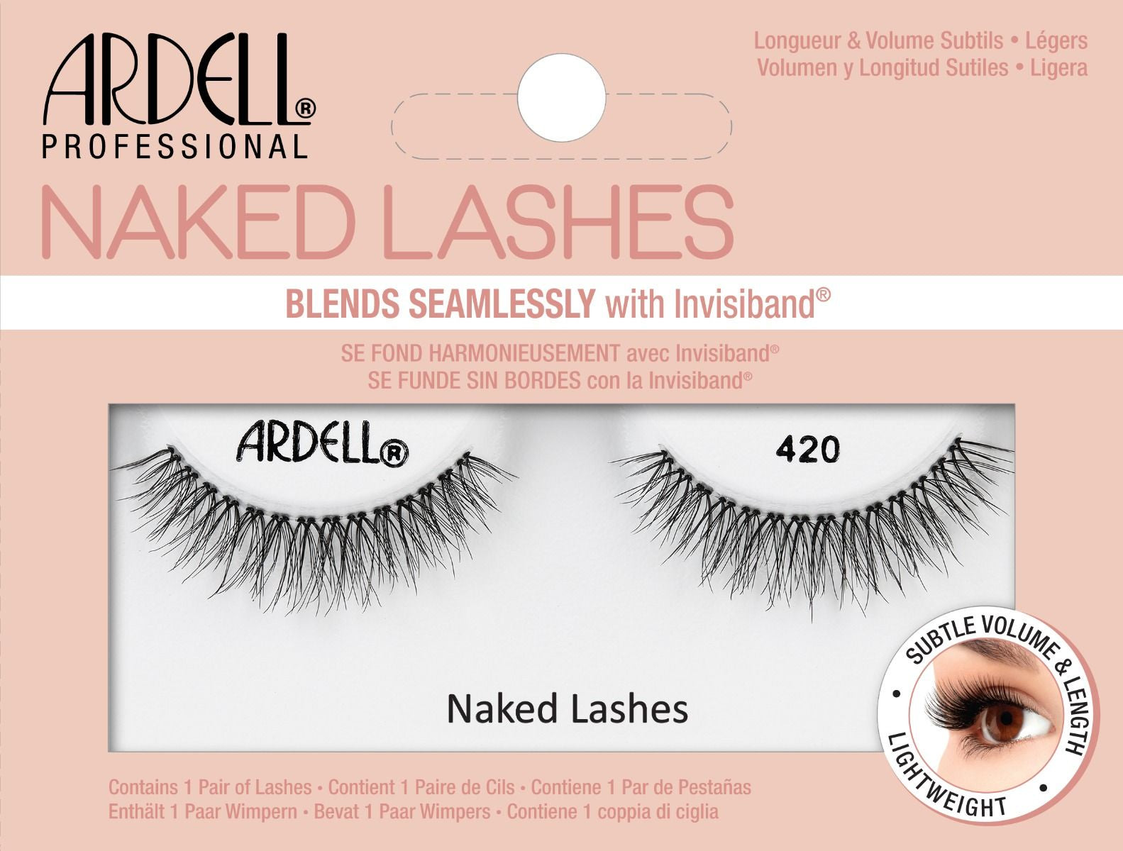 Ardell Strip False Eyelashes - Naked Lashes Style 420 #70475
