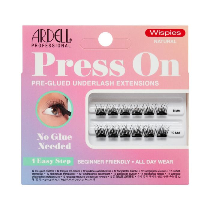Ardell Mini Wispies Press - On Natural False Eyelashes, 12 - Piece Set (#38604)