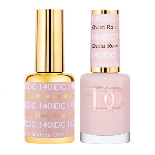 DND DC Gel Polish - Khaki Rose Color #140 Professional Nail Gel Set