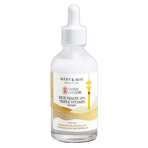 80ml Mary & May Rice 10% Niacinamide Triple Vitamin Glow Serum