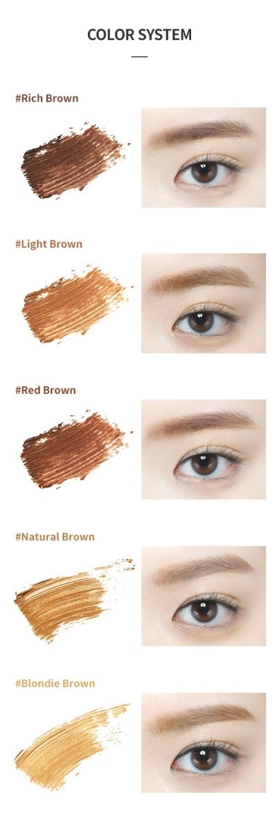 Etude House Color My Brows Eyebrow Mascara Comb - 4.5g
