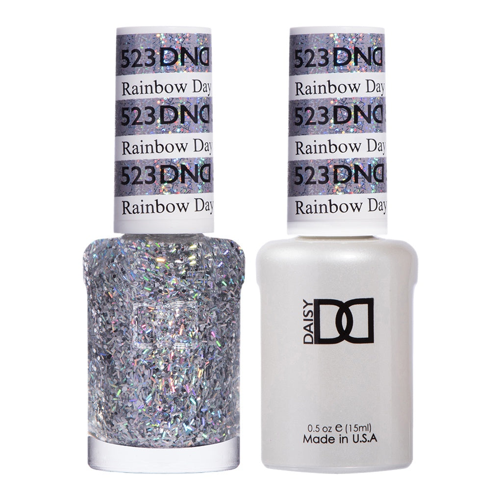 DND Duo Gel Polish and Lacquer Set - Rainbow Day Collection #523