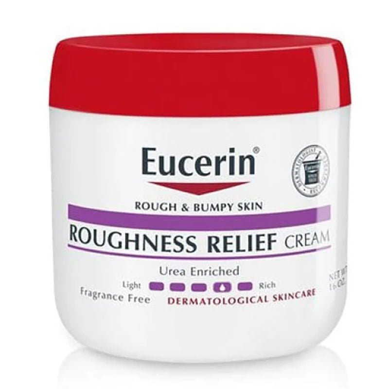 454g Eucerin Roughness Relief Moisturizing Cream with a Minor Leak