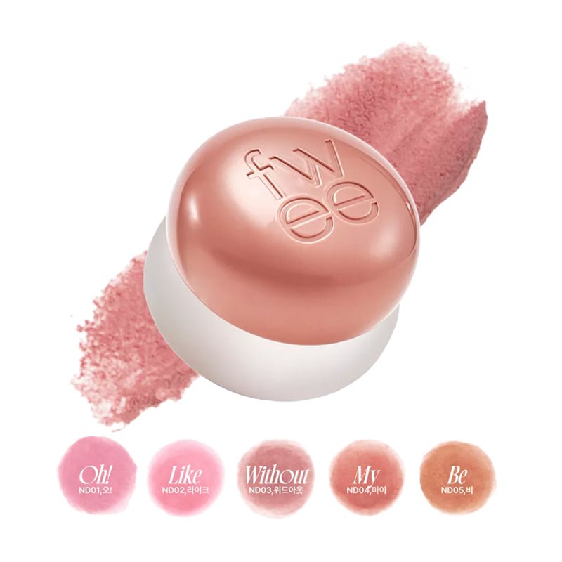 5g Fwee Lip and Cheek Blurry Pudding Pot for Natural and Smooth Makeup