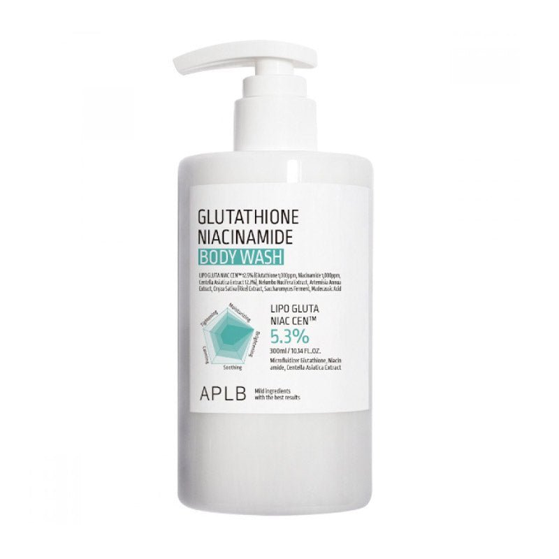 300ml Hypoallergenic Glutathione Niacinamide Body Wash (Slight Leak)