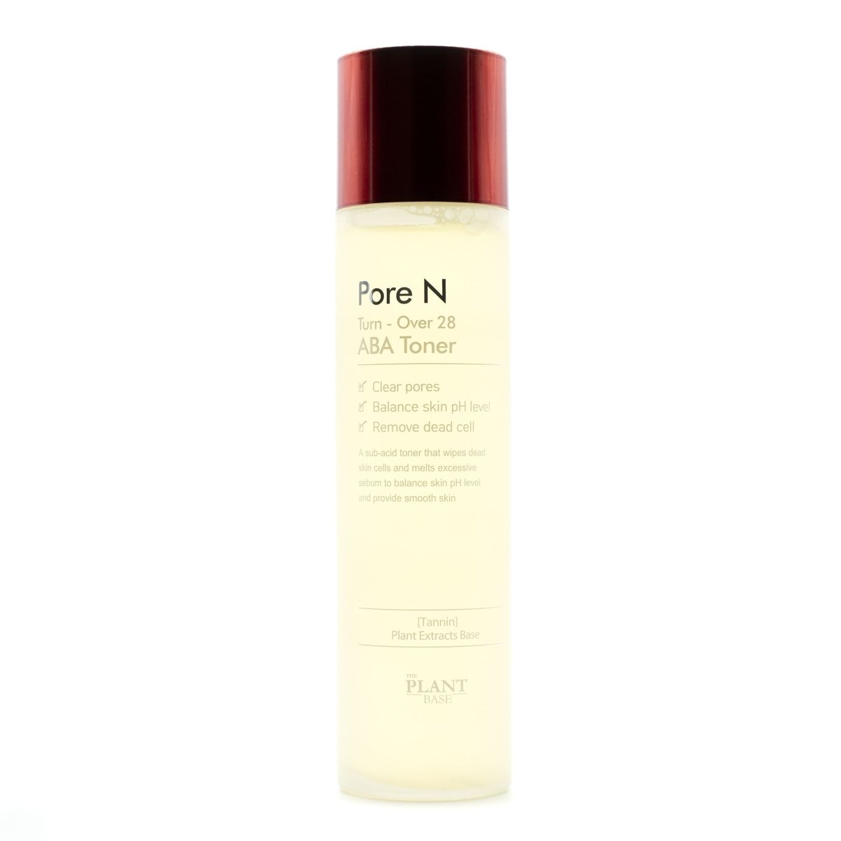 150ml Plant - Based Pore N Turn - Over 28 ABA Skin Toner for Gentle Exfoliation and Sebum Control