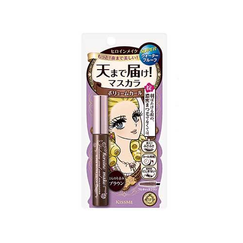 Kiss Me Heroine Make Waterproof Volume And Curl Eyelash Mascara (Two Different Types)