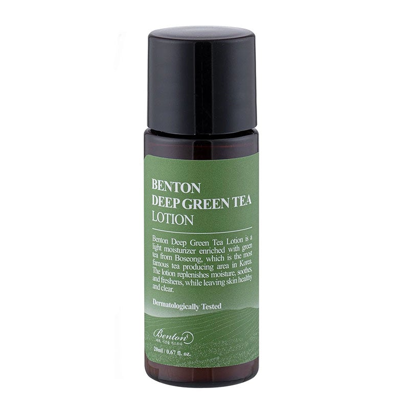 20ml Mini Benton Deep Green Tea Moisturizing Lotion