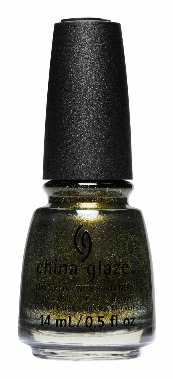 China Glaze 0.5 oz 24K Noir Nail Polish #85095 for Royal Holiday 2021