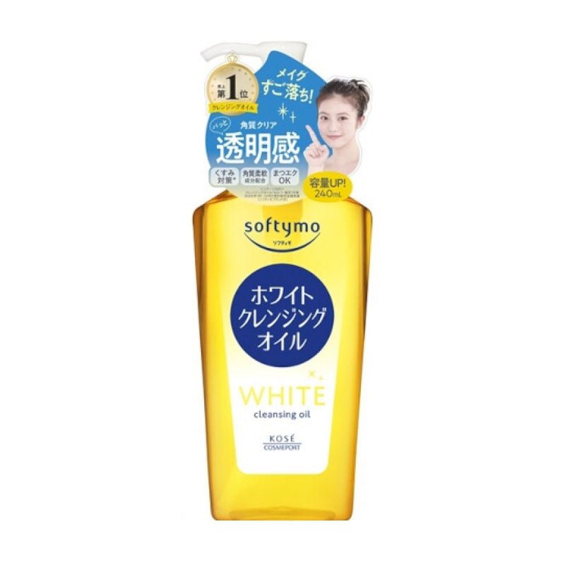 240ml Softymo White Nourishing Cleansing Oil for Deep Makeup Removal