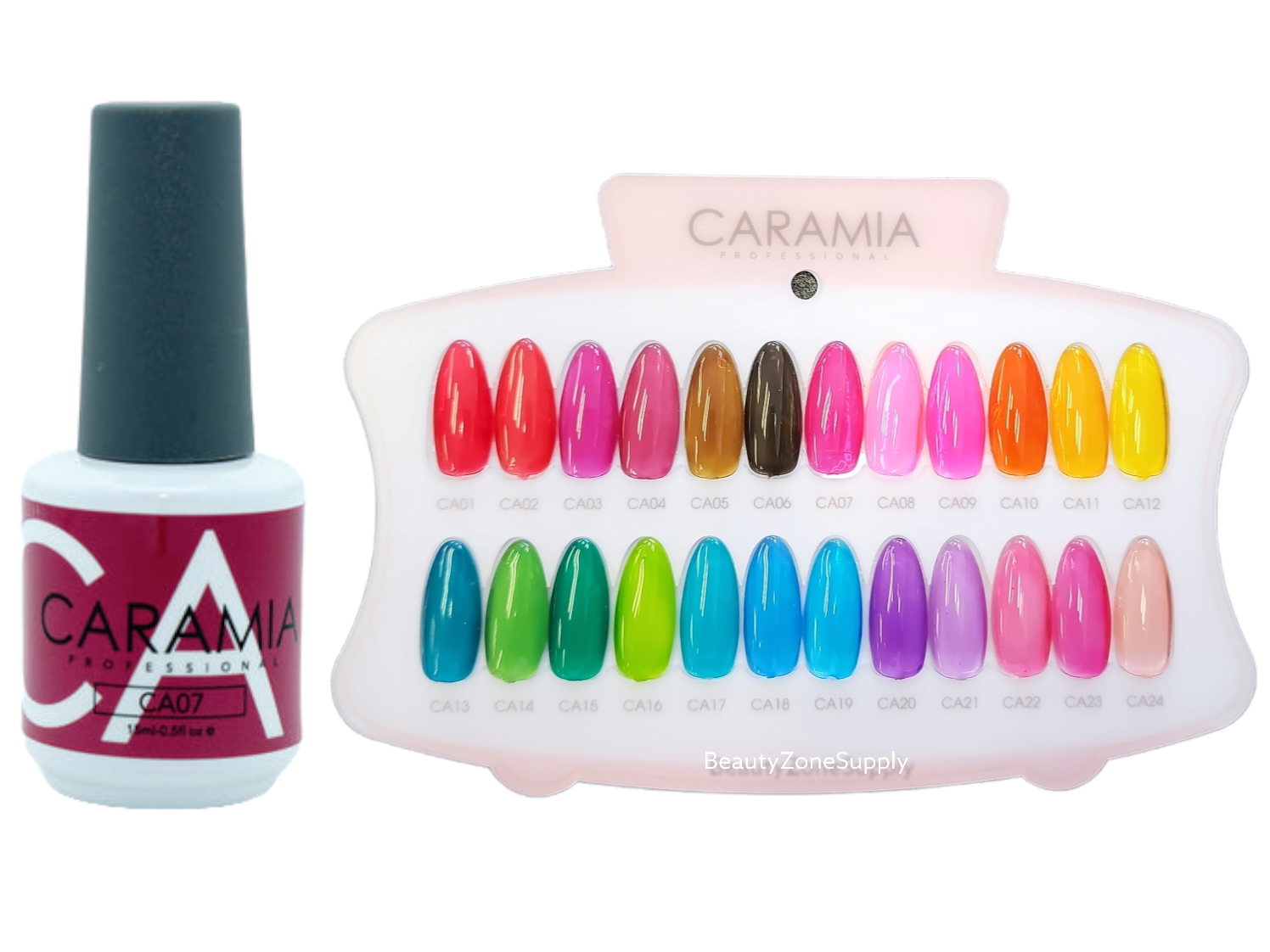 15 ml 0.5 oz Caramia Professional Soak-off Jelly Gel Polish #07