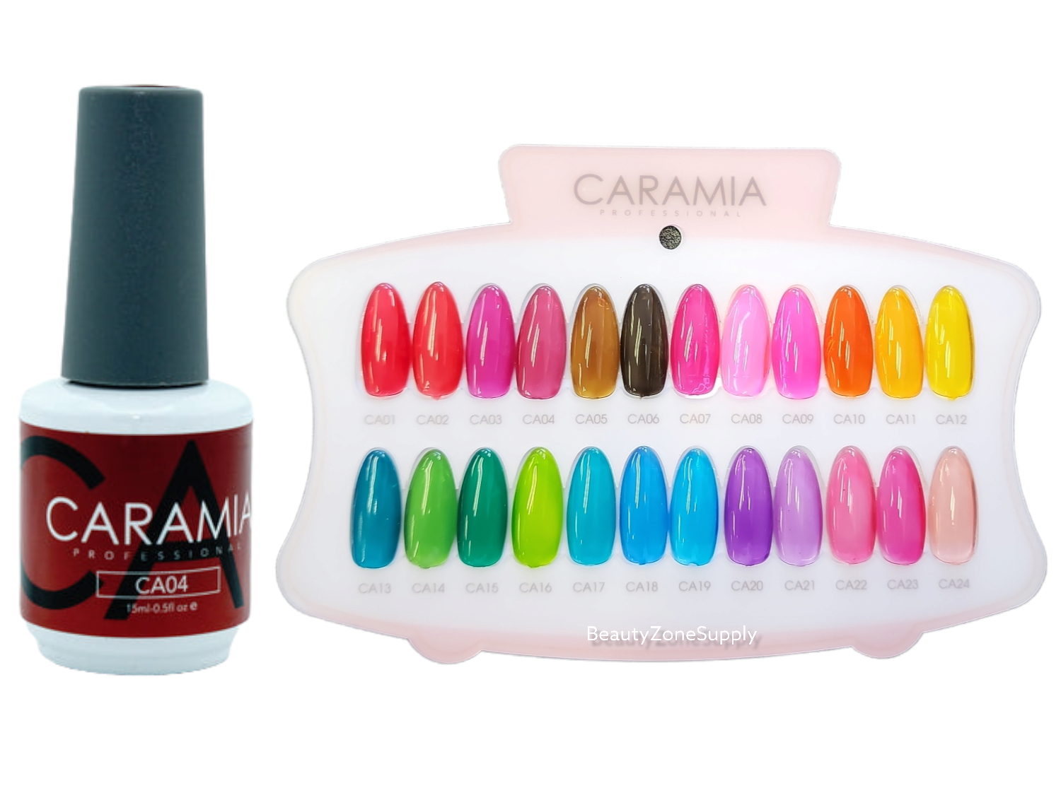 Caramia Professional Soak-off Jelly Style Gel Nail Polish - 15 ml (0.5 oz), Shade #04